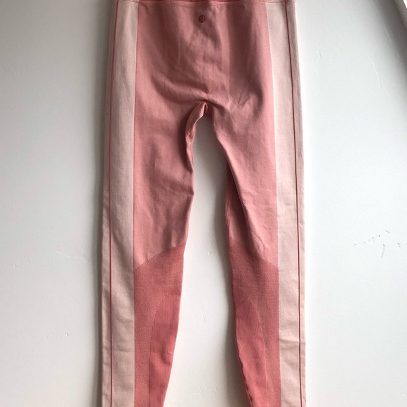 Lululemon Ebb to Train 25” Crop Copper Clay/Angel Wing Tight sz 6 - Picture 9 of 14